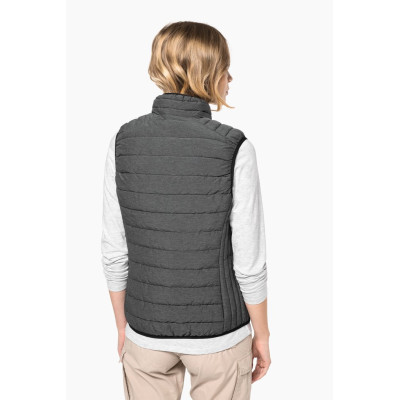 Ladies' lightweight sleeveless padded jacket